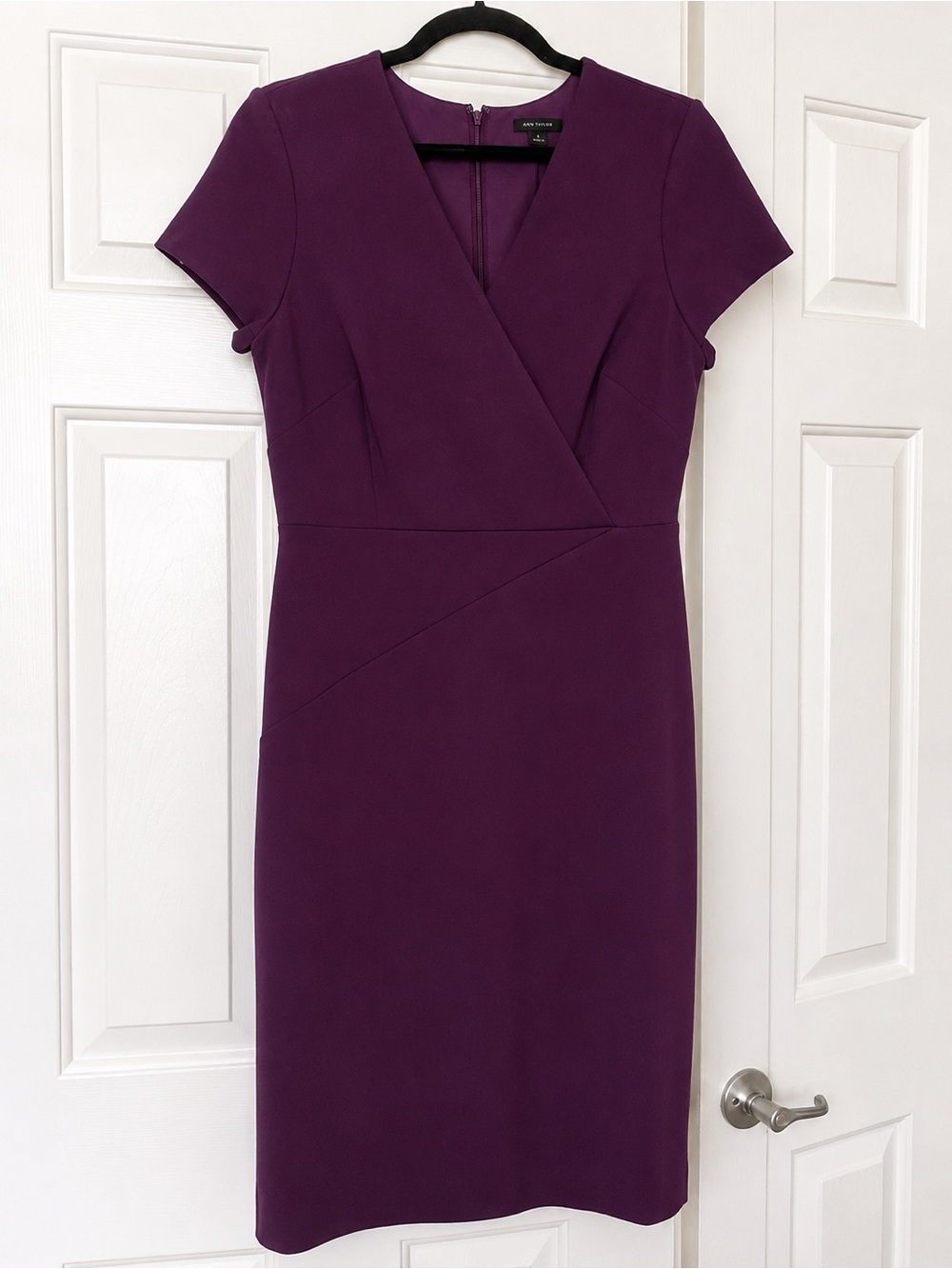 Ann Taylor Purple Sheath Dress Size 6 – New Never Worn